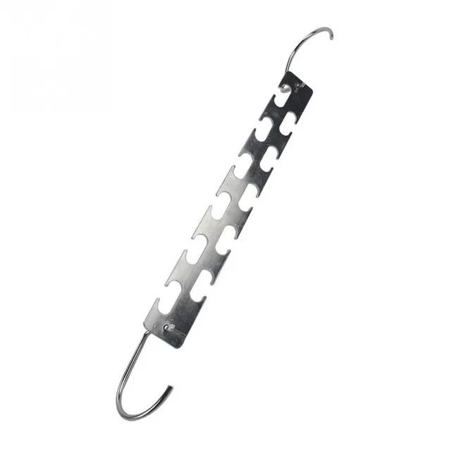 Double side hanger 37 см Многофункциональный компактный, металлический вешалки с крюком волшебный шкаф-стеллаж для хранения одежды Железная сушилка для одежды - Color: Double side hanger