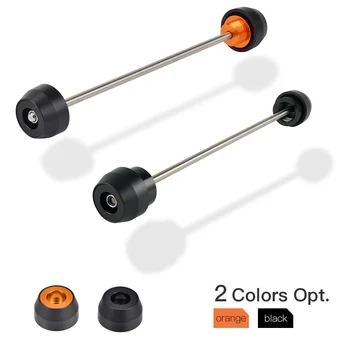 

H2CNC Motorcycle Aluminum Delrin Motorcycle Front Rear Axle Sliders for KTM 790 Adventure R 2019 2020