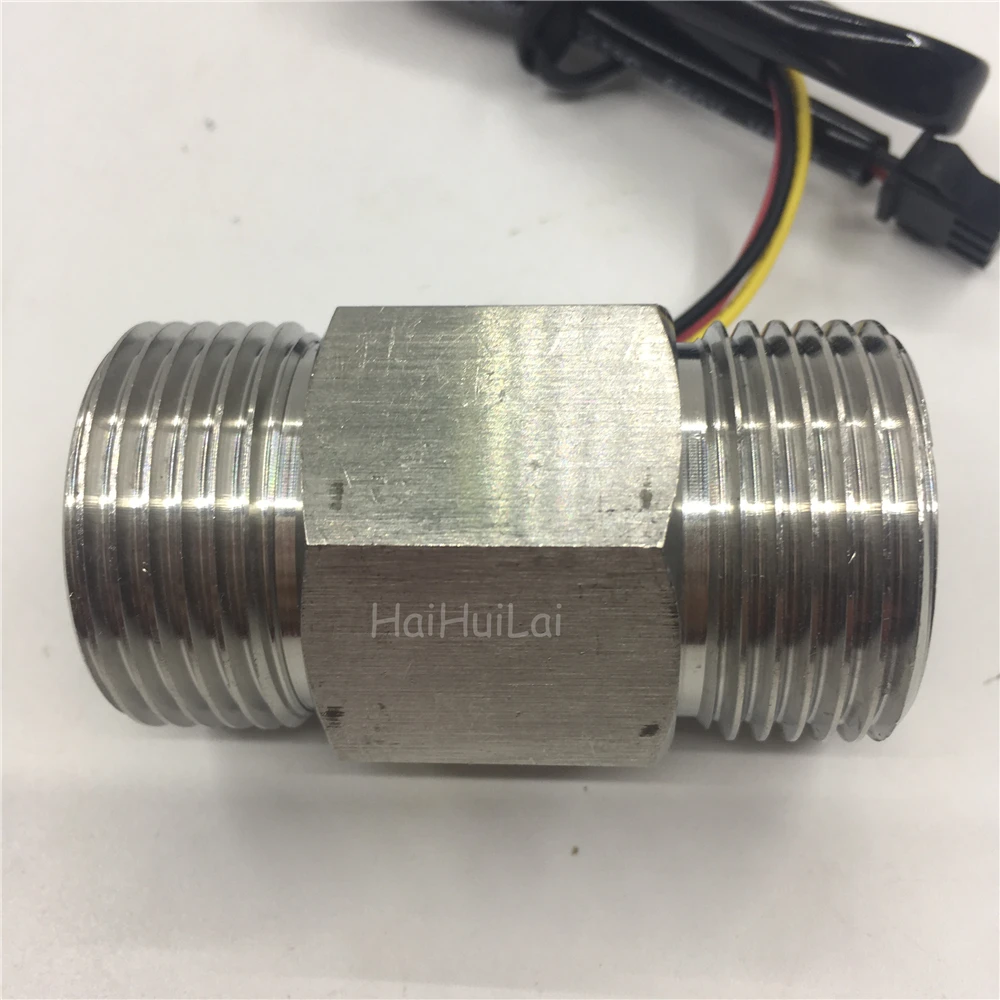 Датчик расхода воды с эффектом Холла измеритель жидкости из нержавеющей стали DN25