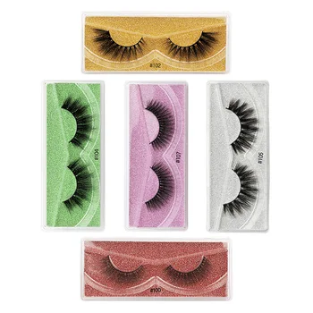

Hot Sales Stereo Multilayer Densely False Eyelashes 3D Natural Soft Mink Fur Mixed-