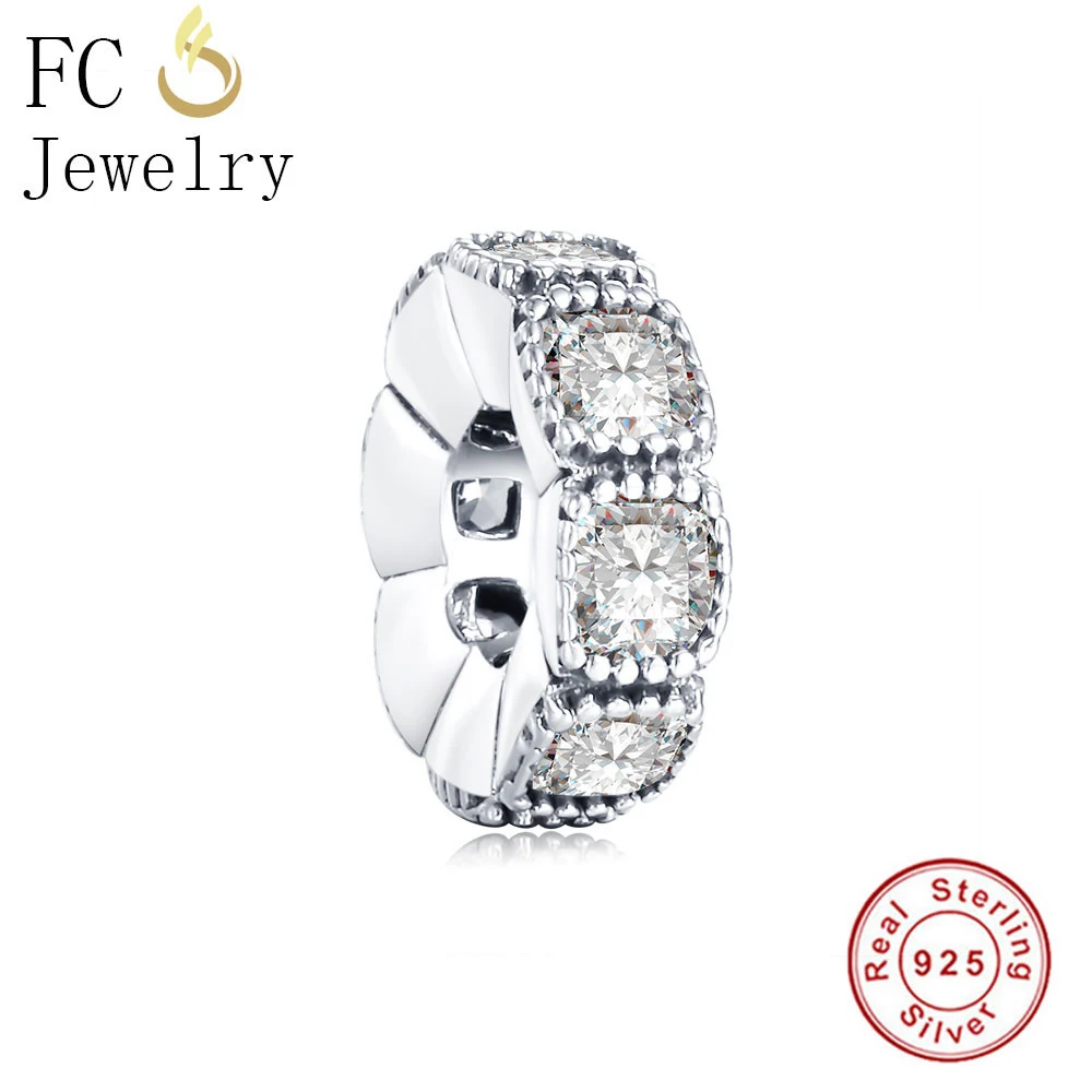 FC Jewelry подходит для оригинального бренда браслет с подвесками женский серебряный