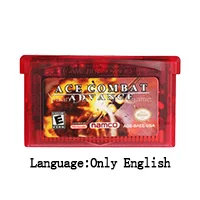 Ace Combat Adv 32 бит видеоигры картридж Консоли Карты волшебный английский язык США Версия для nintendo GBA - Цвет: Ace Combat Adv