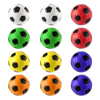 

12PCS 6.3/7/10CM Football Stress Relief squishy Squeeze Balls Anti Stress Hand Exercise Toy Balls for Children Adult Toys Gift