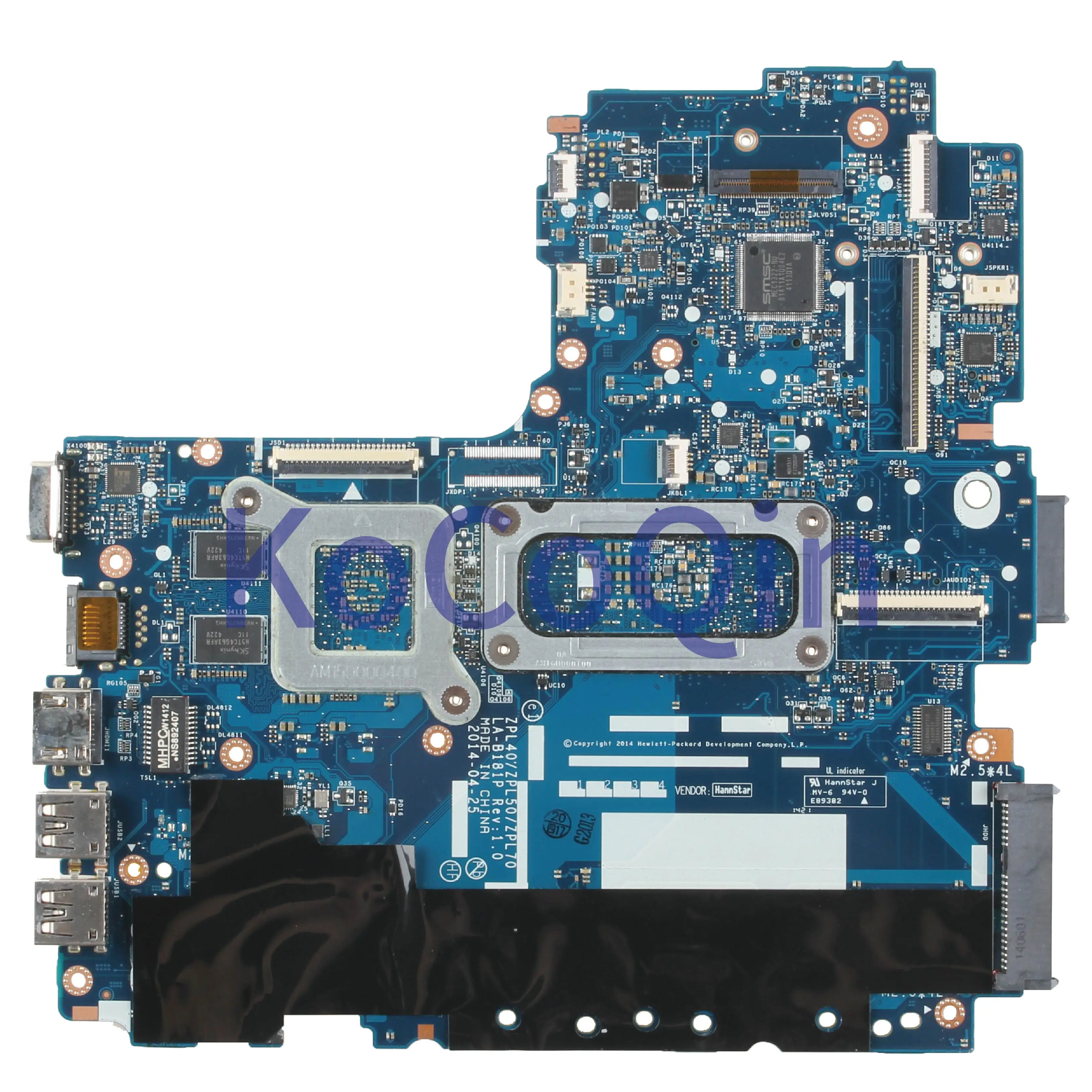 Ideal  KoCoQin Laptop motherboard For HP Probook 440 450 470 G2 Core I7-4510U 216-0858030 Mainboard LA-B18