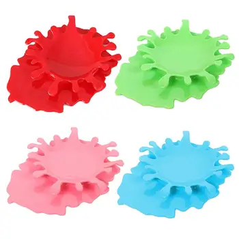 

Soup Spoon Rack Splashing Tomato Sauce Soup Shape Spoon Rack Cups Holder Dining Table Spatula Spoon Rest Kitchen Storage Holder