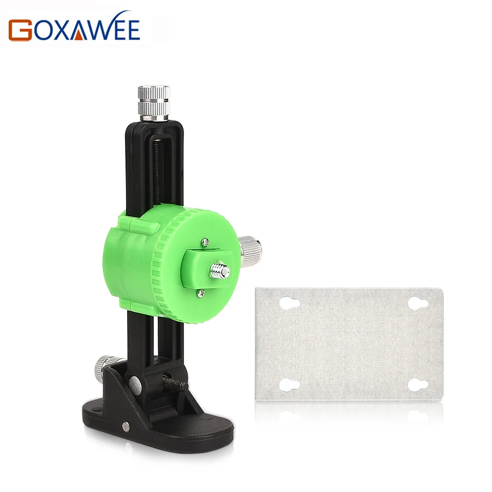 

GOXAWEE Laser Bracket Super Strong Magnetic Laser Leveling Support Attracts L-Bracket 1/4 for 12 Lines 3D Laser Level