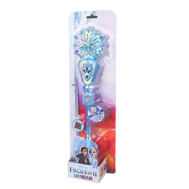 Disney Frozen 2 elsa anna princess Music Magic wand Girl Toys with Original  box  Makeup Toys Birthday Christmas Gift 5