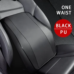 Breathable Memory Foam Car Neck & Lumbar Support Cushion Pillow (1pcs black waist)