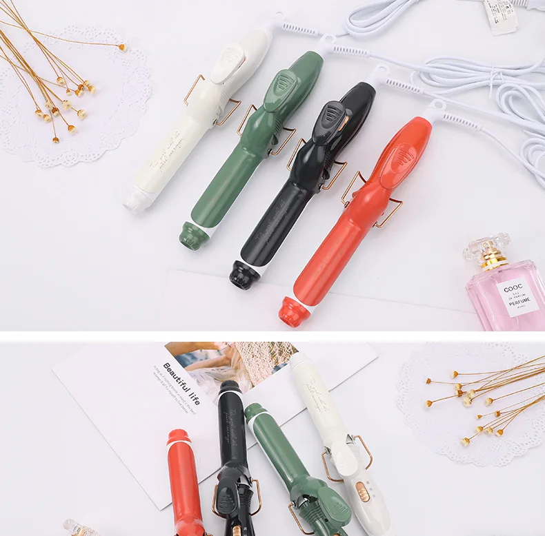 Fashion Contrast Color English Large Curls Inner Buckle Hair Curler Students Women's Big Wave Modeling Hair Curler Boutique Hair