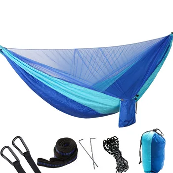 

Hammock camping hammock with Mosquito Net Easy Assembly Portable Nylon Hammocks for Camping,Backpacking,Survival,Travel,garden