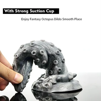 YOCY 2021 New Realistic Octopus Dildo Tentacle Masturbator Anus Fantasy Sex Toy For Men Women Spinner Anal Butt Plug Erotic Shop 4