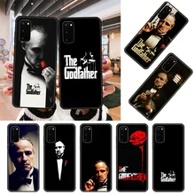 Caso de telefone para samsung galaxy s note 10 20 7 8 9 plus borda e ultra lite capa preta coque tpu volta luxo prime macio padrinho