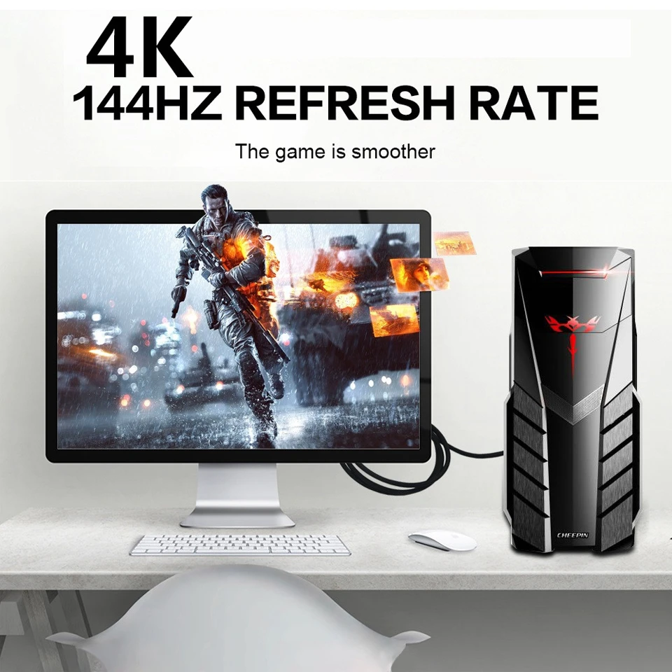 2023 Displayport 1.4 Switch 8K Displayport Bi-direction splitter switcher Displa