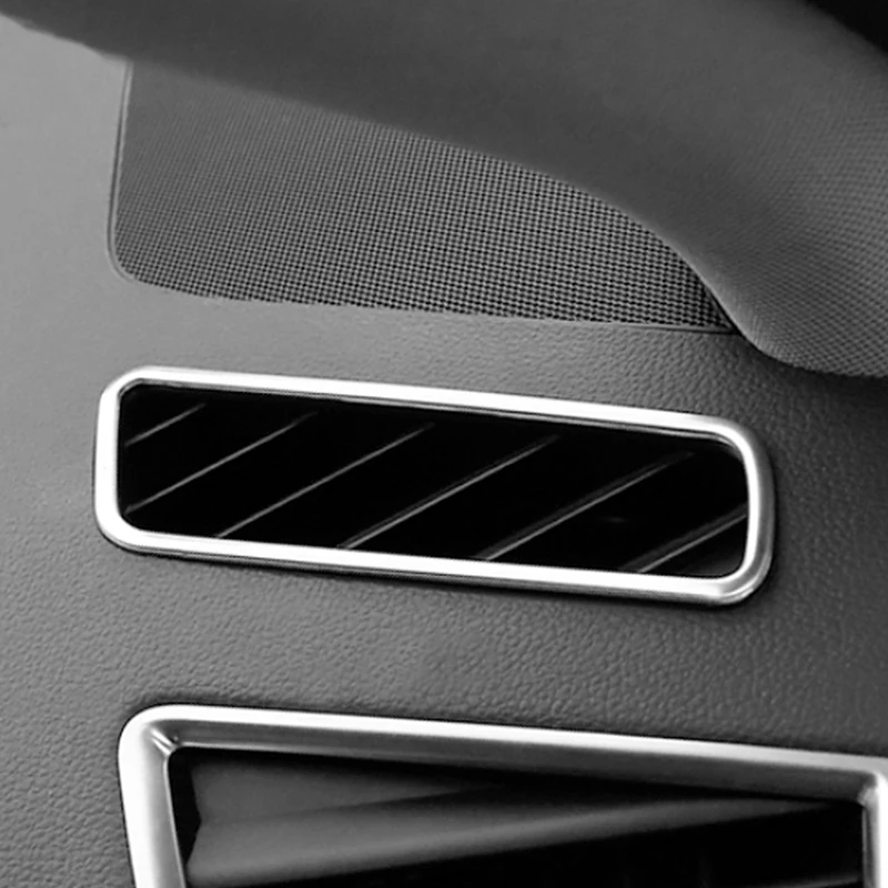Автомобильный Стайлинг приборной панели A/C вентиляционное отверстие Выход Панель крышка отделка рамка наклейка интерьер аксессуар для Audi Q5 B8 B9 2012