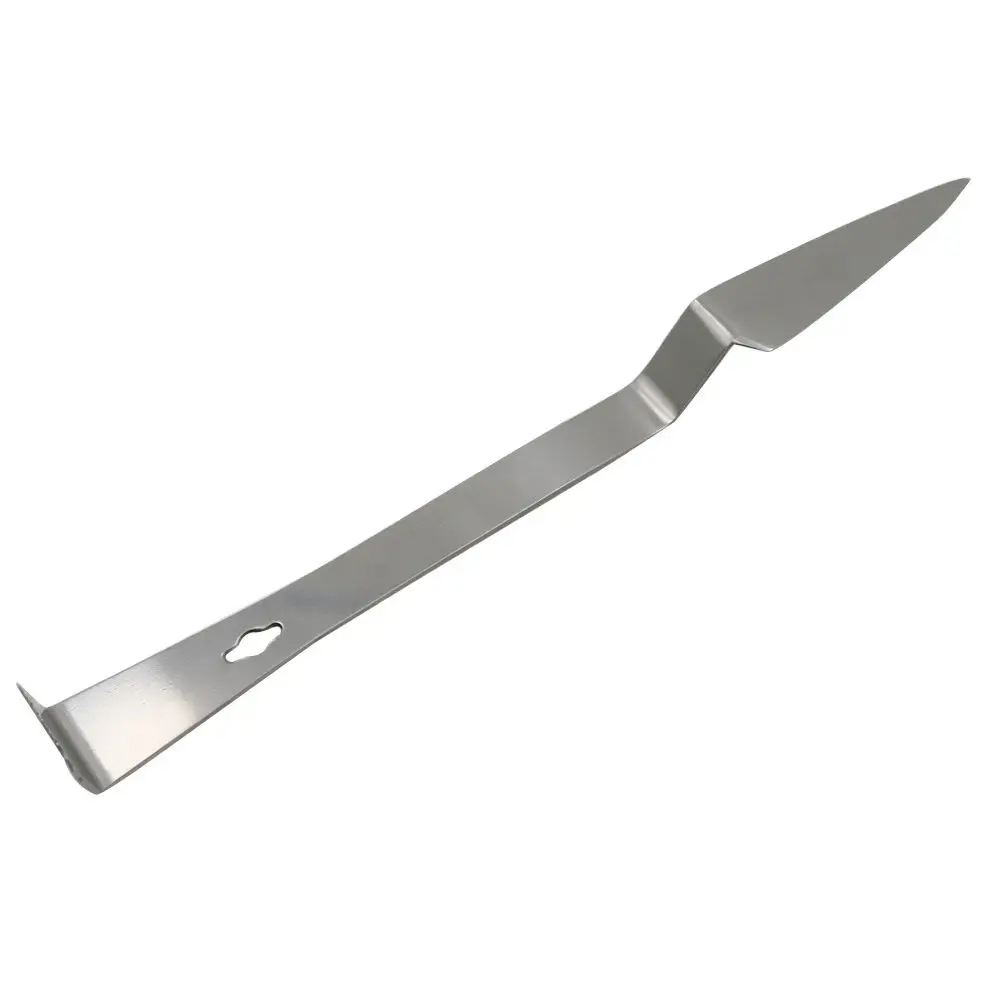 1Pcs Professional Beekeeping Stainless Steel Scraper Bright Plate Knife Honey Utility Knife Apiculture Cutting Fork beekeeping tools beekeeping accessories beekeeping knife