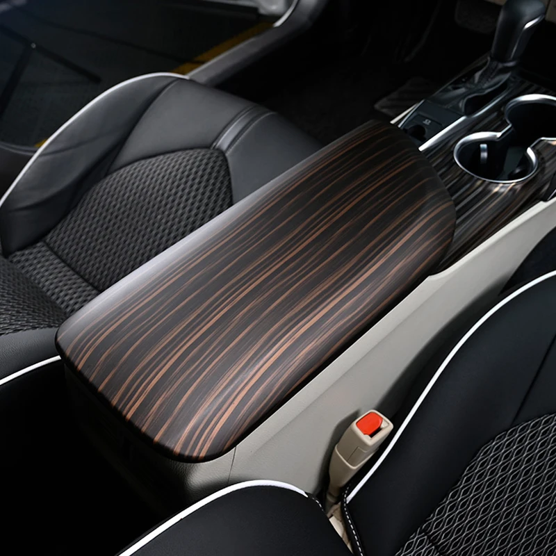 Wood Decoration For Toyota Camry 2018 2019 2020 Car Center Console Seat Armrest Box Cover Central Arm Rest Panel Trim | Автомобили и