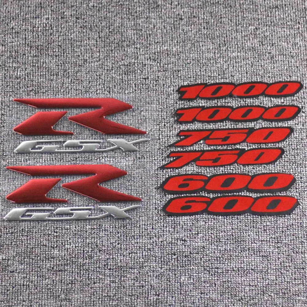 

Motorcycle 3D Reflective GSX-R Emblem Fairing Kit Body Side Sticker Decals For Suzuki GSXR 600 750 1000 K1 K2 K3 K4 K5 K6 K7 K8