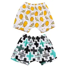 Летние детские короткие штаны со средней талией, с кожаным ремнем, с карманами, для мальчиков и девочек, с цветочным рисунком, одежда для малышей, шаровары