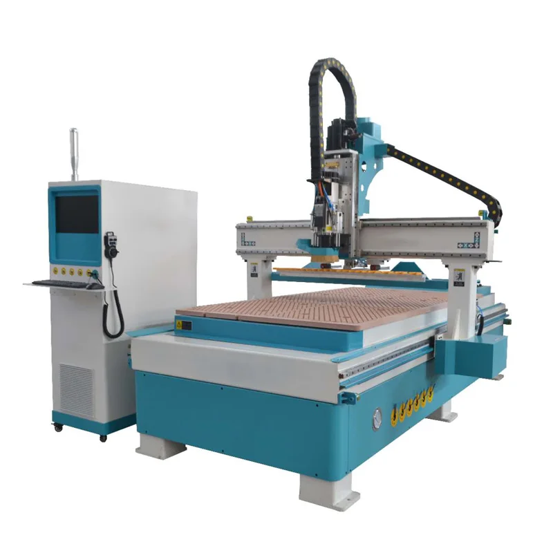 HQD 9kw automatic linear tool changing wood cnc router 1325