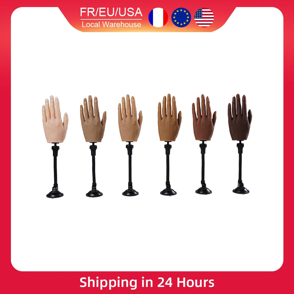 Buy Mannequin Tips Display-Model Moveable-Nails Finger-Adjustment Practice-Hand for Acrylic EN1A1LG7w