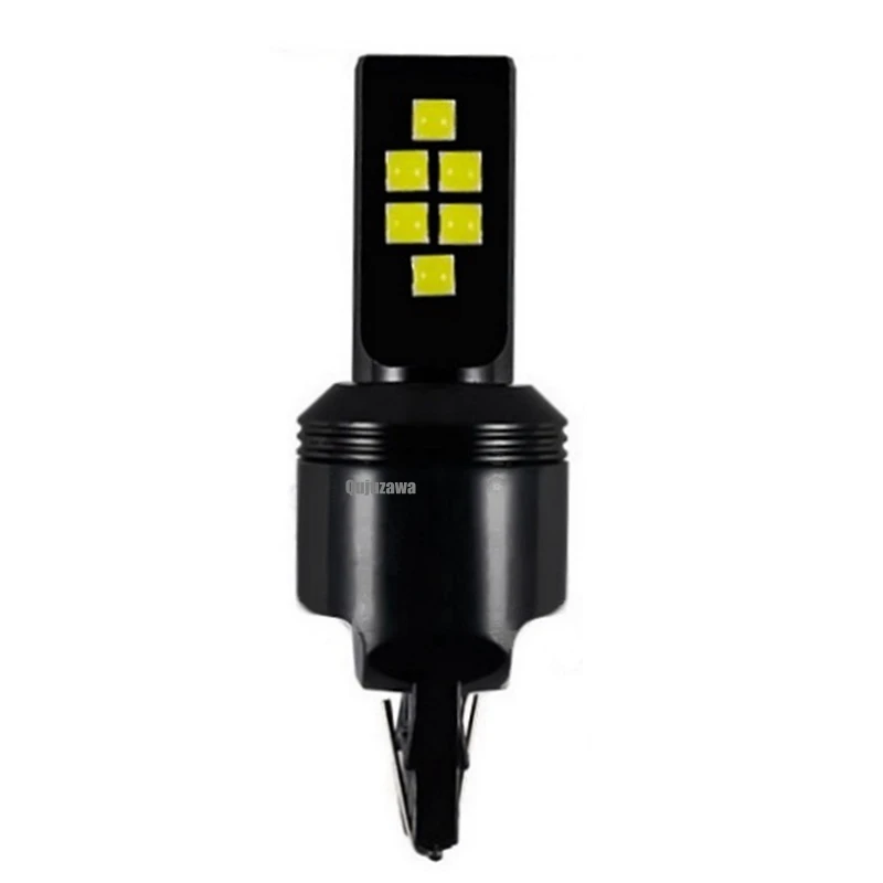 100 шт. T20 7440 W21W WY21W высокое качество 3535 светодиодный автомобильный лампочка указателя поворота Стоп-сигнал автоматический резервный Обратный фонарь дневного света