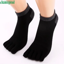 CHAMSGEND унисекс носки пять пальцев противоскользящие дышащие спортивные носки для женщин и мужчин унисекс 1 пара Повседневные Средние Мягкие хлопковые носки