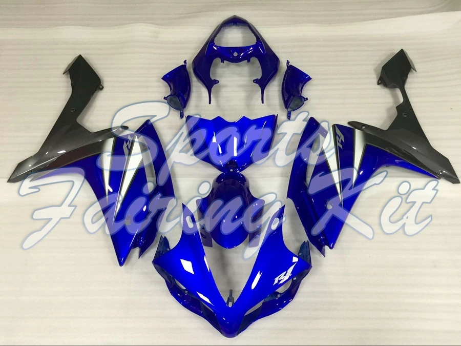 Пластиковые обтекатели для YZF1000 R1 2007 2008 Полный комплект кузова 08 обтекатель