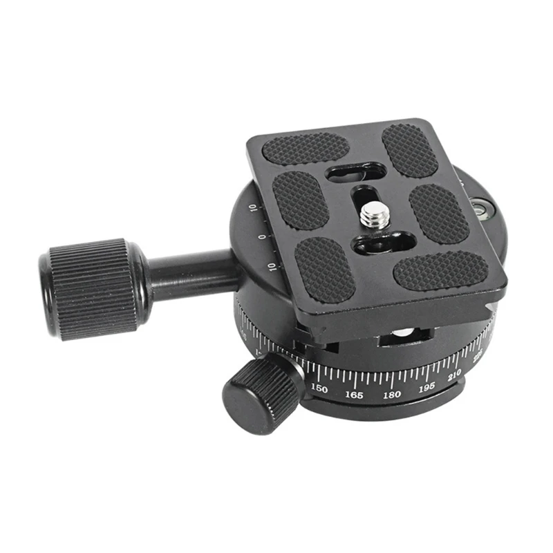 

Aluminum Alloy Panoramic Shooting QR Clamp Tripod Monopod Quick Release Plate Mount Plate Clamp Set Arca-swiss for DSLR Cameras
