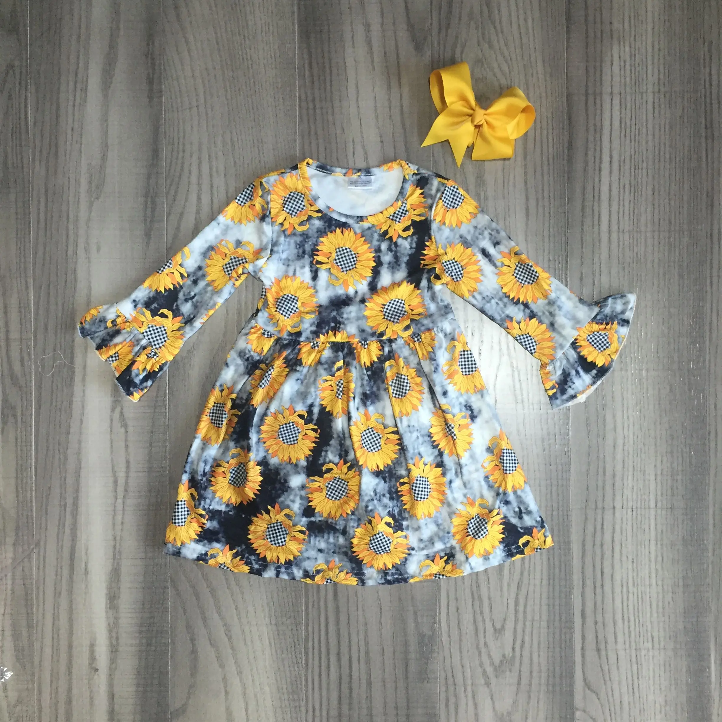 sunflower dress for kid