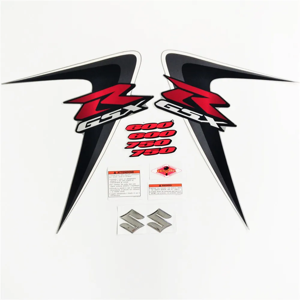 Обувь для езды на мотоцикле Suzuki G-SXR 600 750 GSXR600 GSXR750 06-07 K6 K7 2006 2007 полный комплект Стикеры наклейка декоративные протектор - Цвет: 4 style