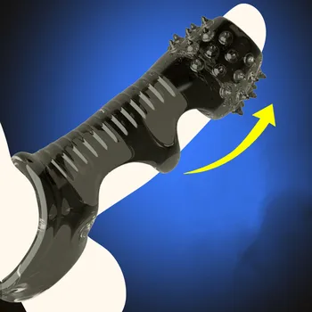 Delay Ejaculation Cock Ring Stronger Erection Sex toy Adult supplies linen nozzle Sex toys for couples Penis Thicken For Men Gay 2