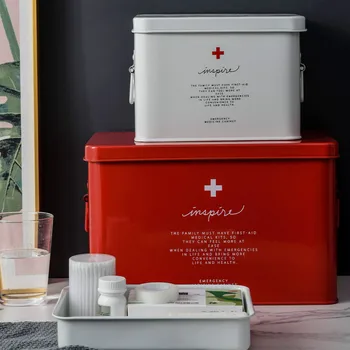 

Family medicine box household multi-layer large-capacity finishing storage medical boxes MJ7