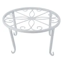 

European Style Desktop Four-legged Flower Pot Stand Floor-standing Single-layer Iron Low Flower Shelf Small Flower Stand