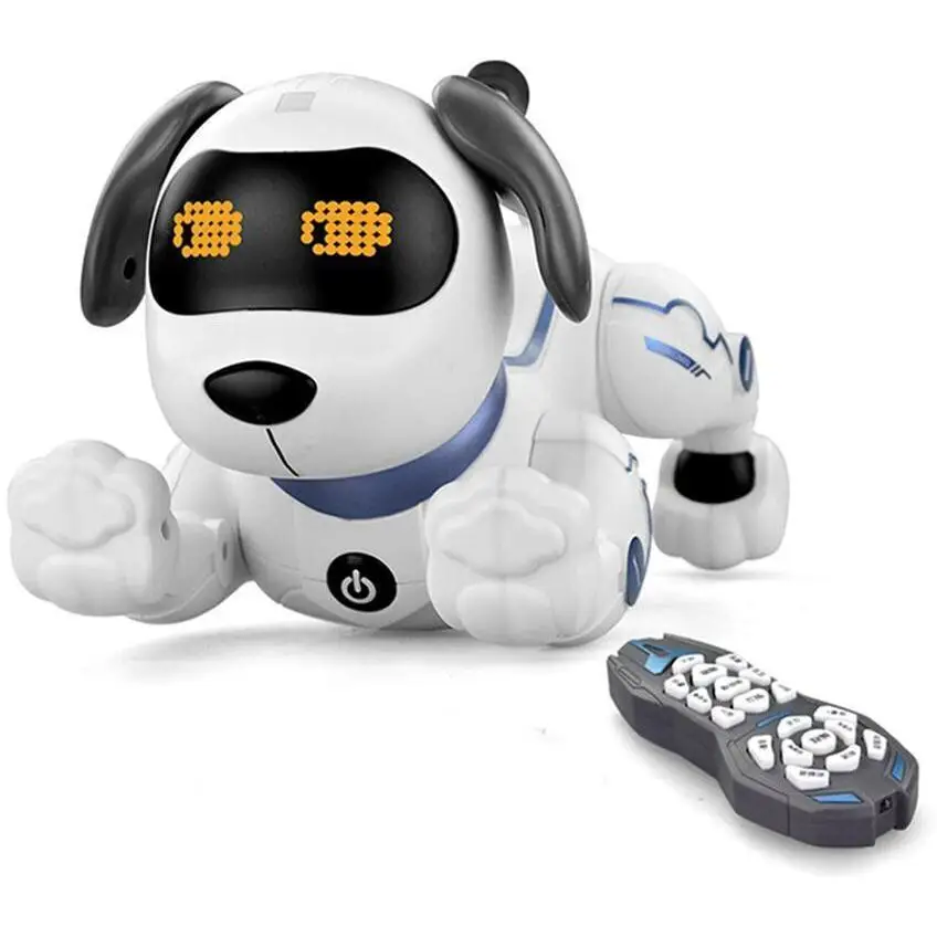 Радиоуправляемая интерактивная собака-робот Smart Robot Dog ZYA-A2875 реагирует на