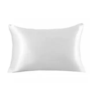 

Multi-color Optional Pillow Simulation Silk Simple Style Satin Silk Solid Color Bedding Pillowcase