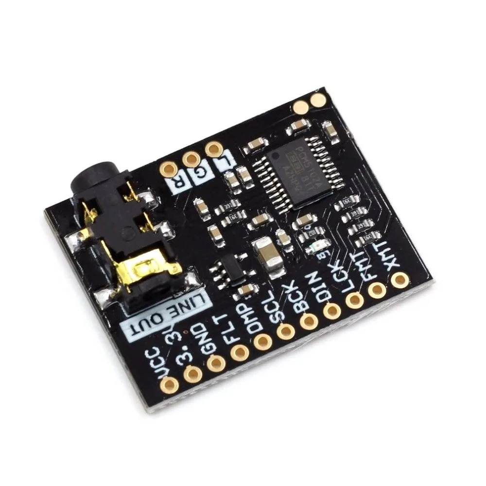 

PCM5102A DAC Decoder I2S 32bit Player Module Beyond ES9023 PCM1794 Raspberry Pi Stereo DAC Module Compatible Board