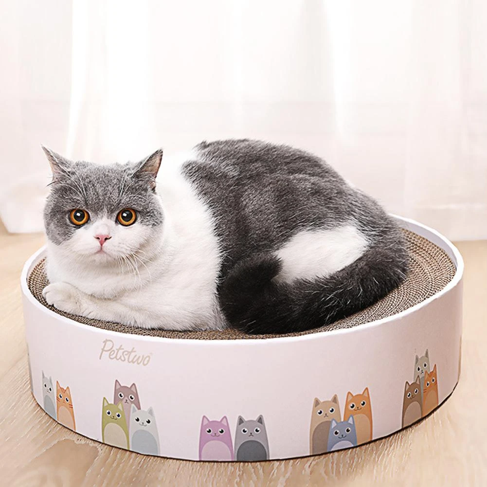 circle cat scratcher