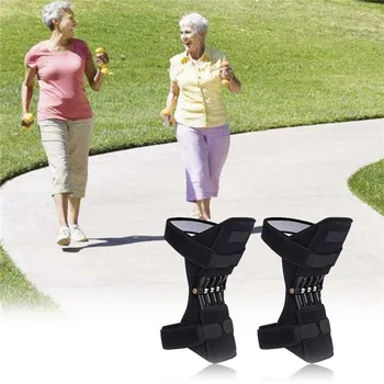 

1 Pair Of Joint Support Knee Pad Breathable Anti-skid Power Lifting Joint Support Knee Pad Booster Set 2 +6 Spring +2 Screws