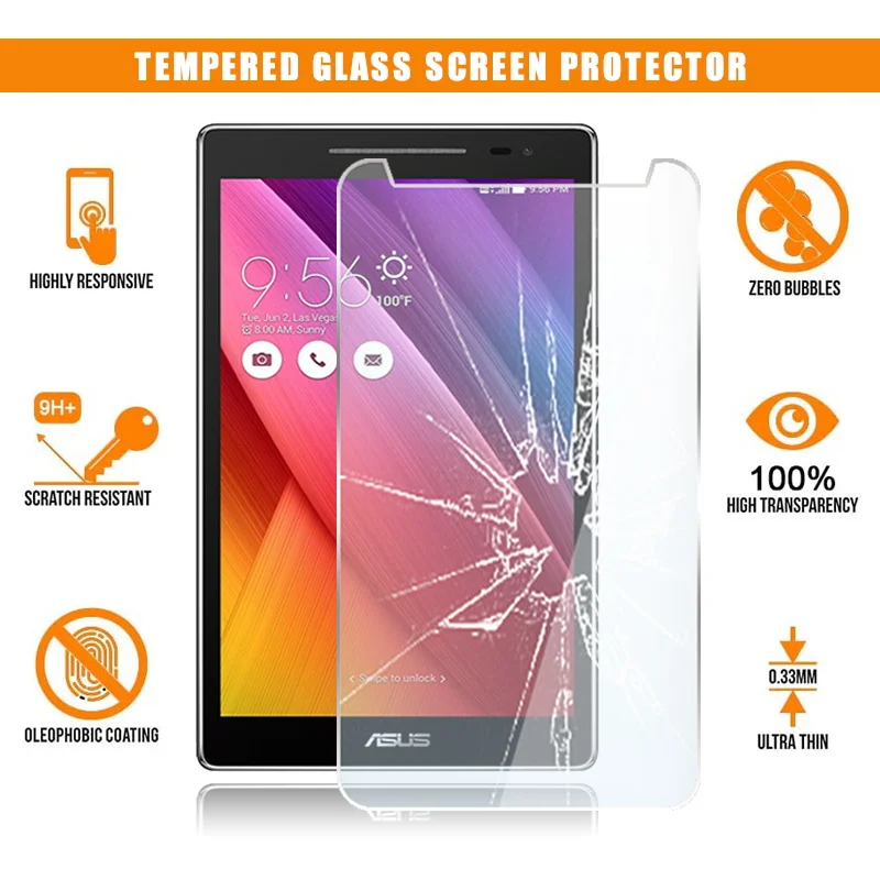 Для Asus ZenPad 8 0 Z380C-CA-KL-KNL-M планшет закаленное стекло Экран протектор Защитная