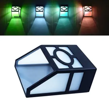 

Solar Retro Wall Lamp Led Pane Light Outdoor Waterproof Decoration Light Garden Landscape Lamp