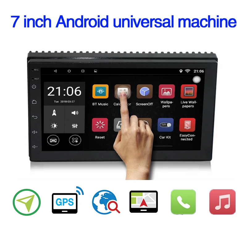 

7" Universal 2 din Car Multimedia Player Android 8.1 Stereo bluetooth AutoRadio Touch Screen For Volkswagen Nissan Kia toyota