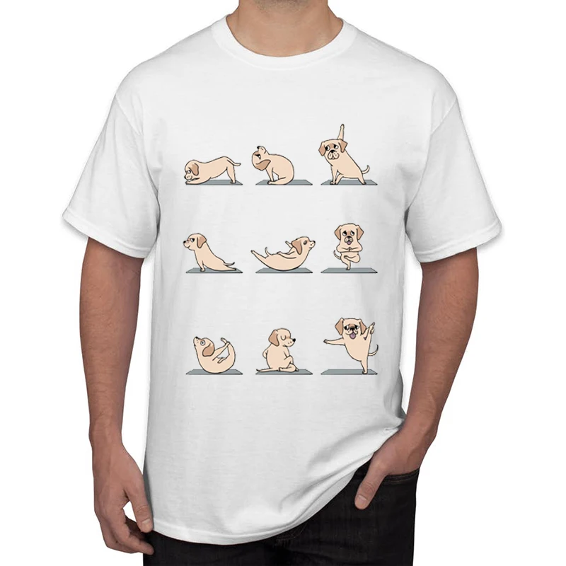 

Hot Sales Hipster Labrador Retrievers Print Men T-Shirt Fashion Frenchie Design Tops Short Sleeve O-Neck Tee
