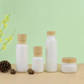 

60g Cream Jar 50/120/150ml Glass Essence Lotion Bottle DIY Empty Cosmetic Container Liquid Foundation Dispenser