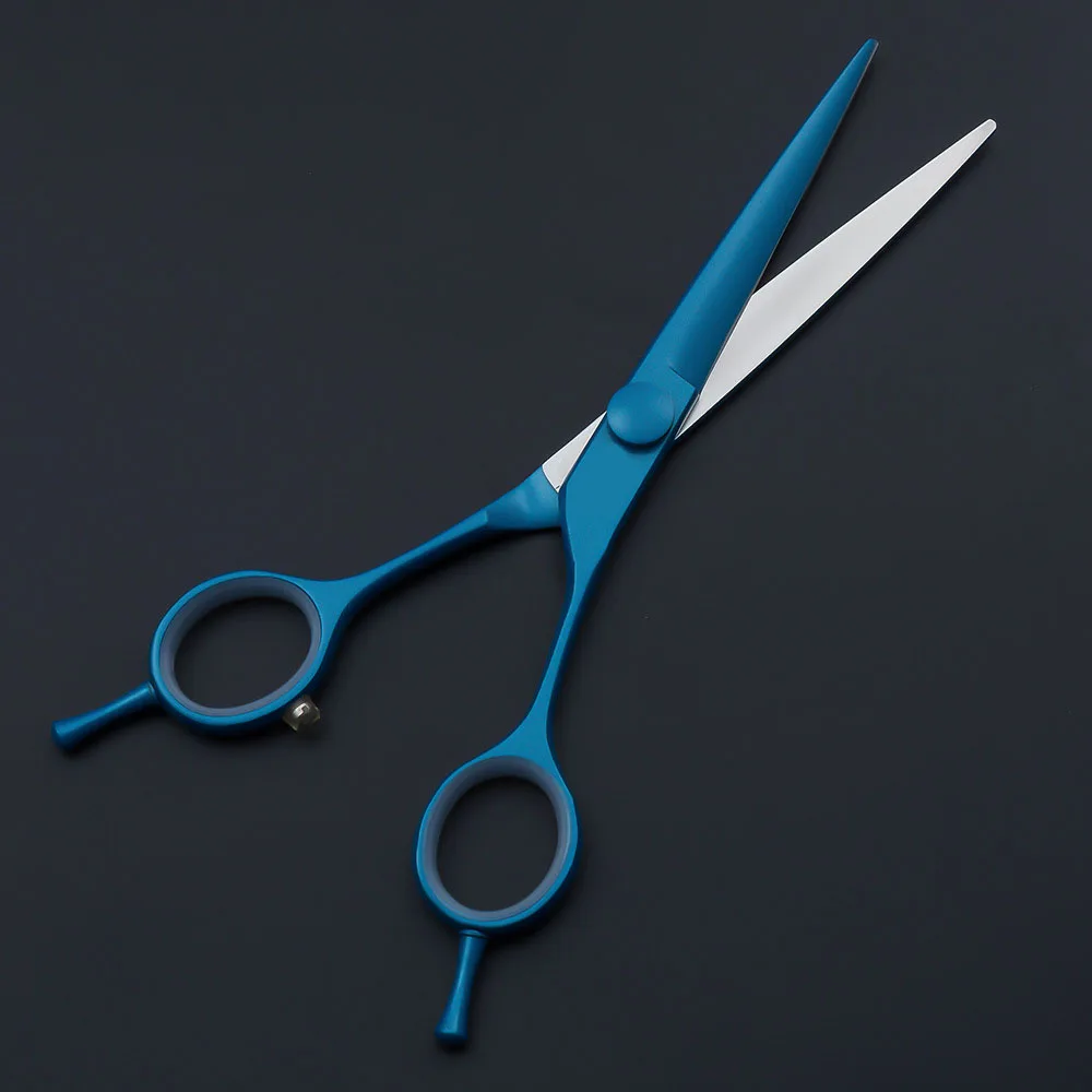 New Professional Hair Scissors 6.0 inch 440c Japan Hairdressing Cutting Scissors Barber Shears Scissors purple blue scissors