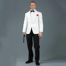 

AFS A014 1/6 James Bond 007 Royal Secret Agent Service Dress Set Costume for 12inch Action Figure Cosplay Doll DIY