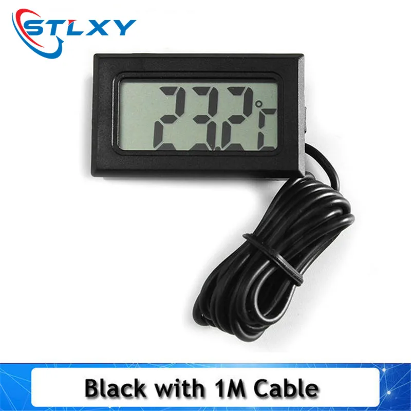 Mini LCD digital thermometer used for freezer temperature - 50-110℃ thumbnail 2
