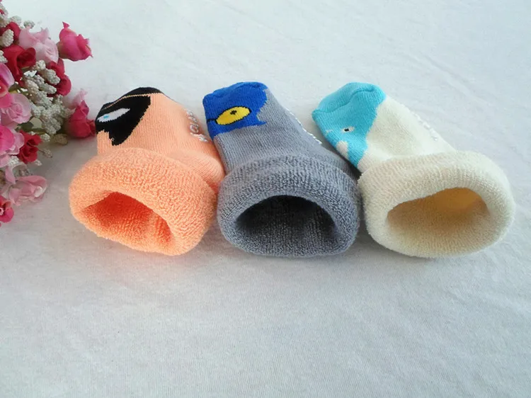 Autumn And Winter New Style Korean-style CHILDREN'S Socks Thick Warm Looped Pile Men And Women Baby Floor Socks Relent Socks
