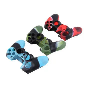 

Hot selling Camouflage Soft Silicone Cover Case Protection Skin for SONY playstation 4 PS4 Dualshock 4 Controller Newest