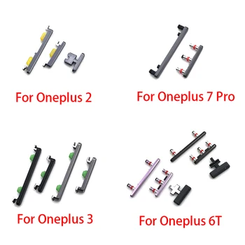 

10Pcs/Lot, Side Power Key +Volume Button For Oneplus 2 3 5 5T 6T 7 Pro Replacement Parts