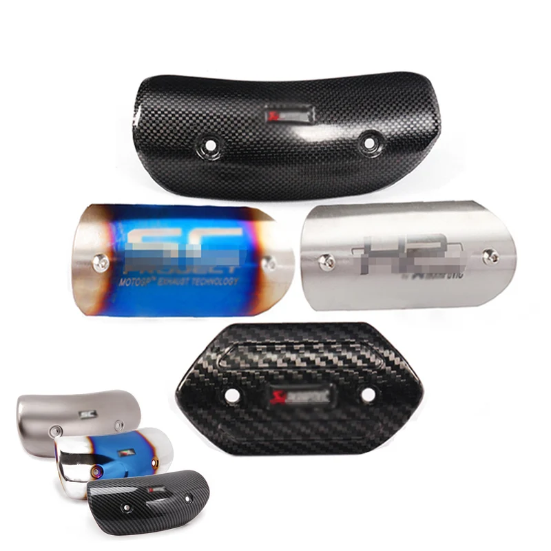 Мотоцикл выхлопной Yoshimura Akrapovic GP тепловой щит крышка из углеродного волокна анти-обжигающий протектор для XMAX300 TMAX530 Z900 MT07